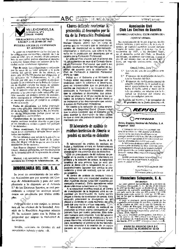 ABC SEVILLA 06-11-1987 página 60