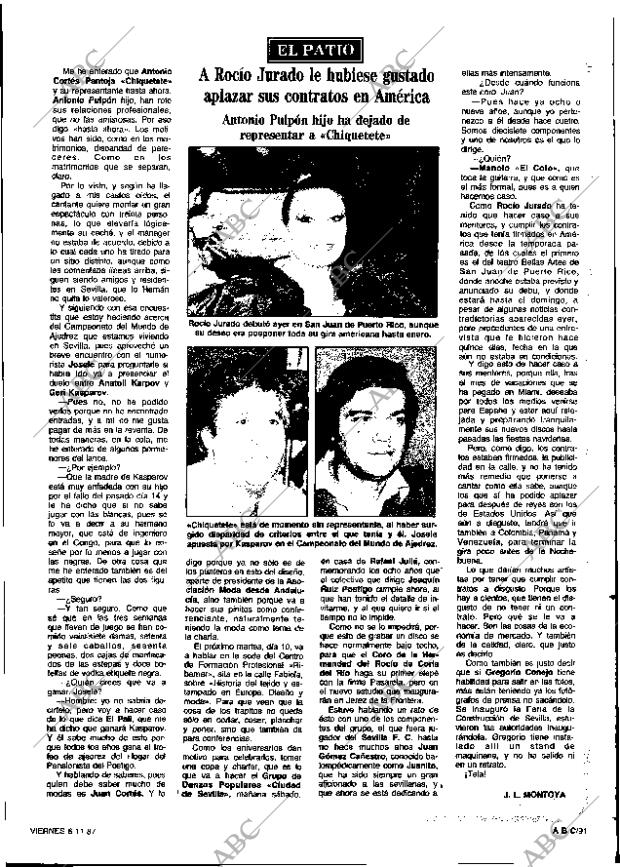ABC SEVILLA 06-11-1987 página 91