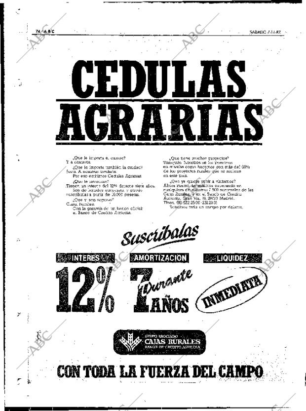 ABC MADRID 07-11-1987 página 74