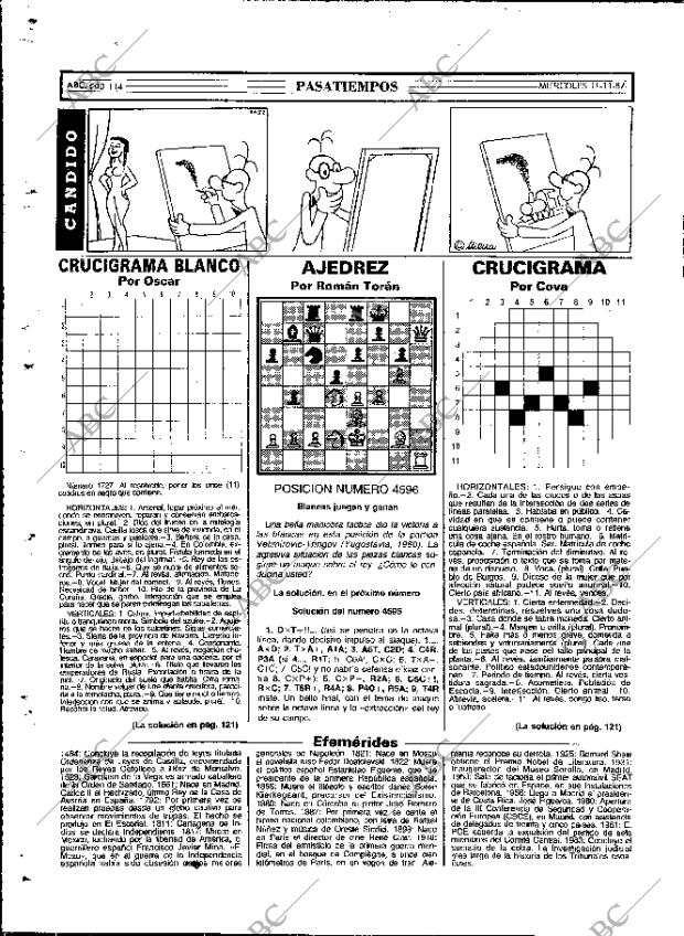 ABC MADRID 11-11-1987 página 114