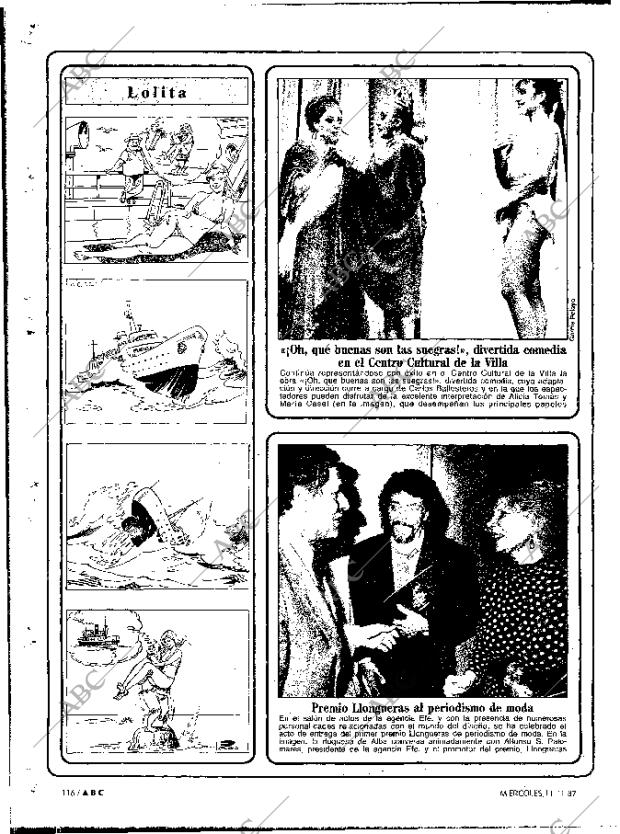 ABC MADRID 11-11-1987 página 116