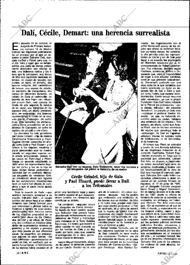 ABC MADRID 12-11-1987 página 22