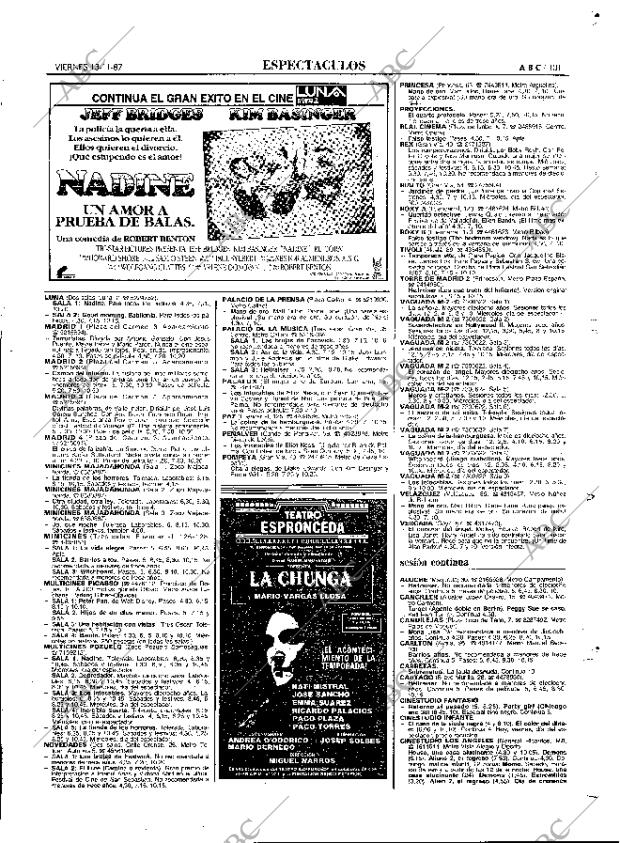 ABC MADRID 13-11-1987 página 101