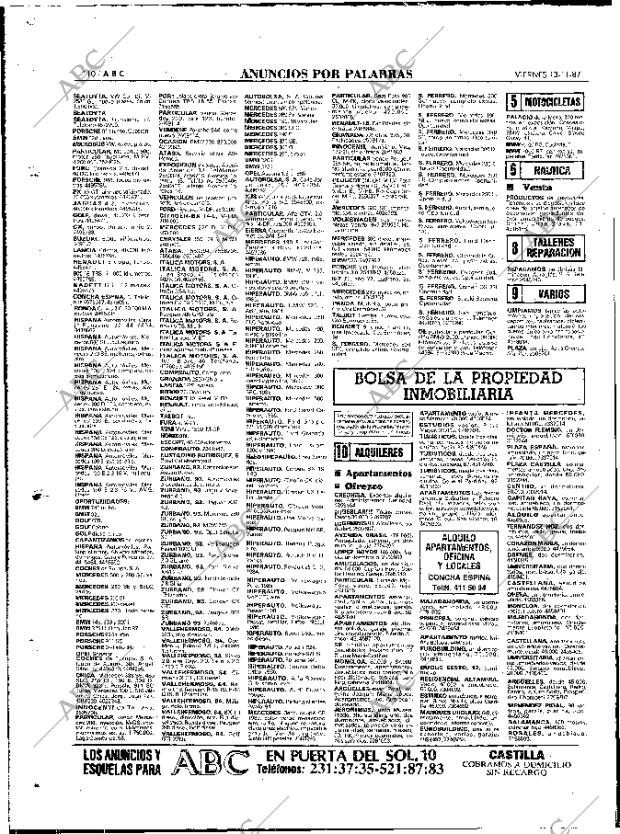 ABC MADRID 13-11-1987 página 110