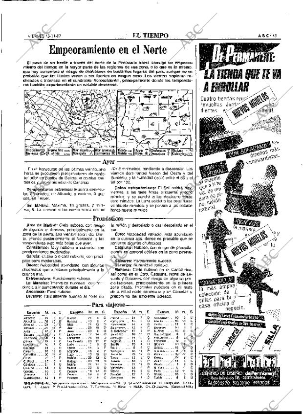 ABC MADRID 13-11-1987 página 43