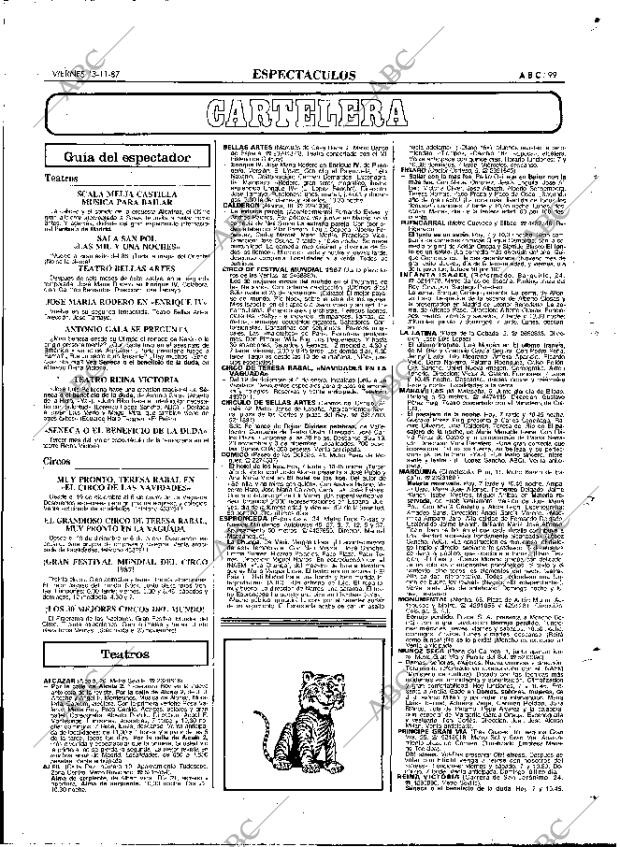 ABC MADRID 13-11-1987 página 99
