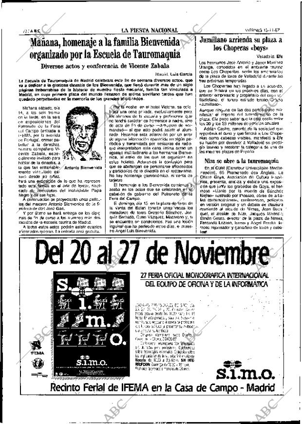 ABC SEVILLA 13-11-1987 página 72