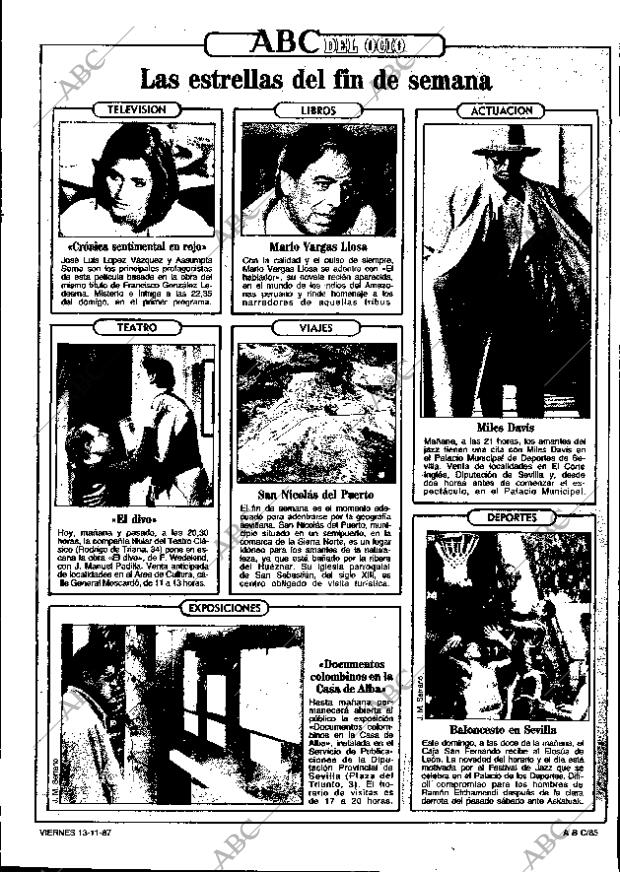 ABC SEVILLA 13-11-1987 página 85