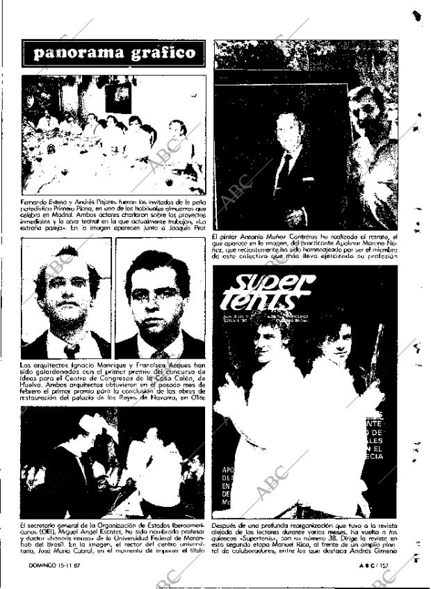 ABC MADRID 15-11-1987 página 157