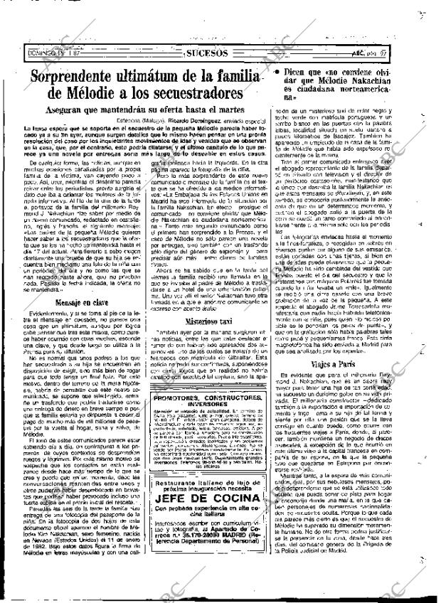 ABC MADRID 15-11-1987 página 97