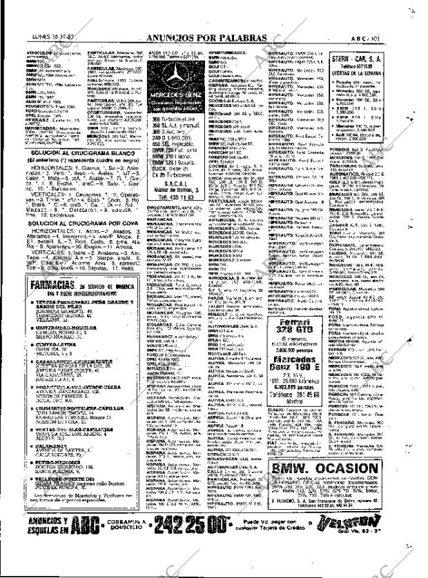 ABC MADRID 16-11-1987 página 101