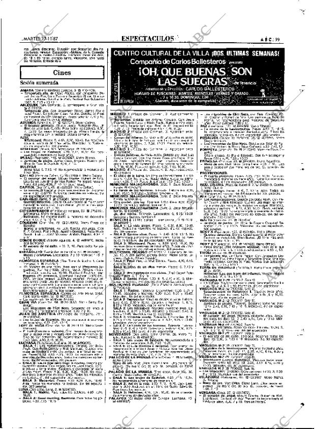 ABC MADRID 17-11-1987 página 99