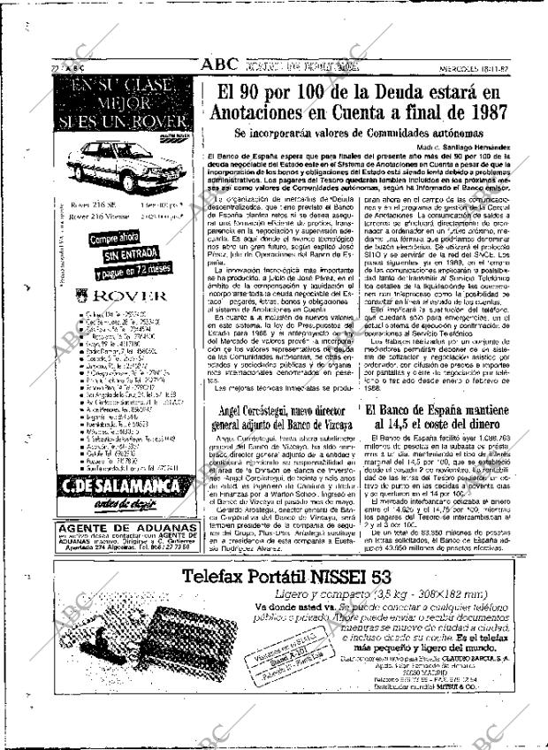 ABC MADRID 18-11-1987 página 72
