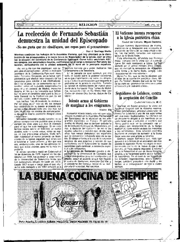 ABC MADRID 19-11-1987 página 107