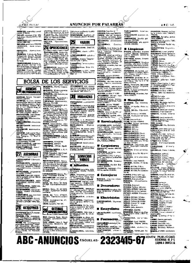 ABC MADRID 19-11-1987 página 145