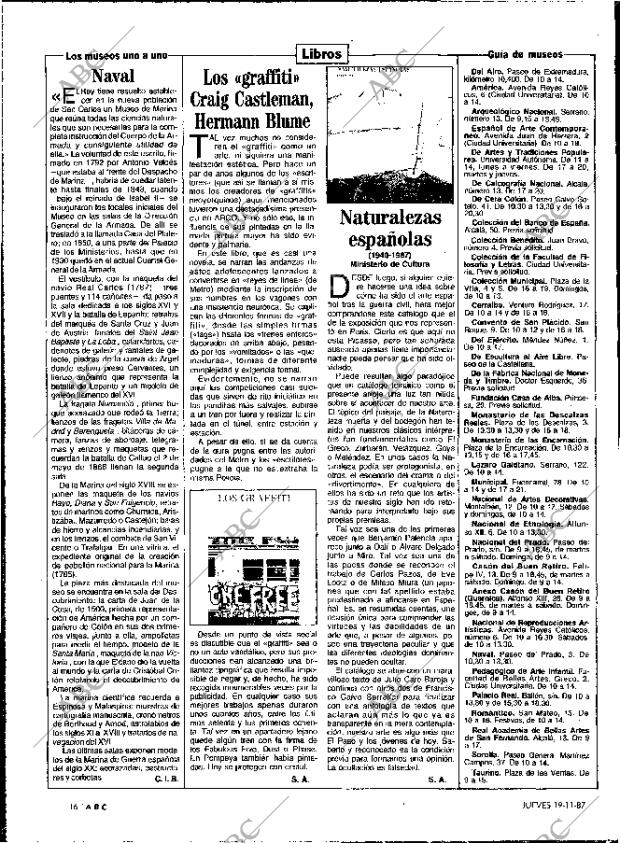 ABC MADRID 19-11-1987 página 16