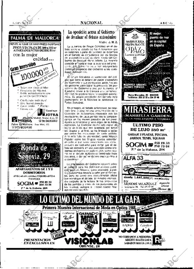 ABC MADRID 19-11-1987 página 45