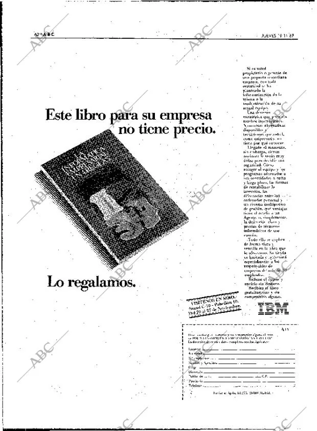 ABC MADRID 19-11-1987 página 62
