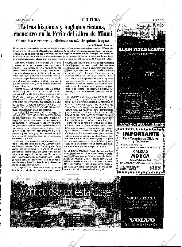 ABC MADRID 19-11-1987 página 75