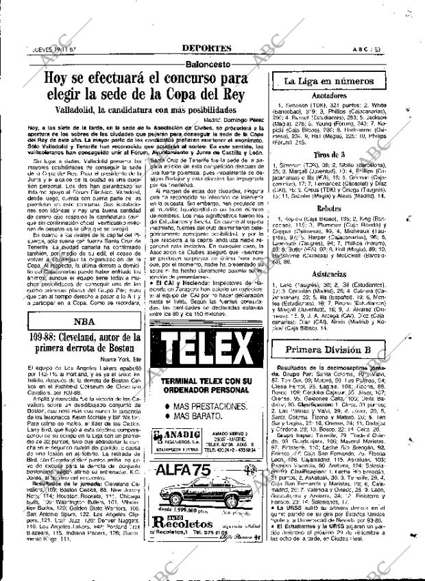 ABC MADRID 19-11-1987 página 83