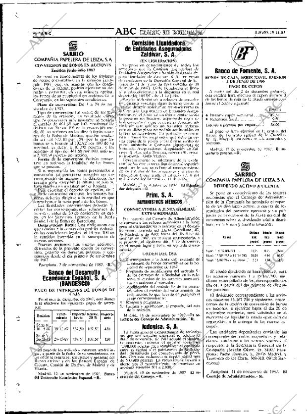 ABC MADRID 19-11-1987 página 96