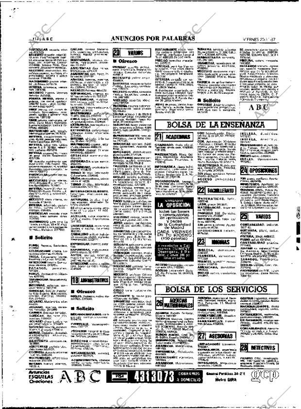 ABC MADRID 20-11-1987 página 114