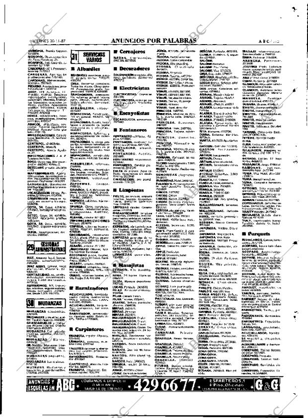 ABC MADRID 20-11-1987 página 115