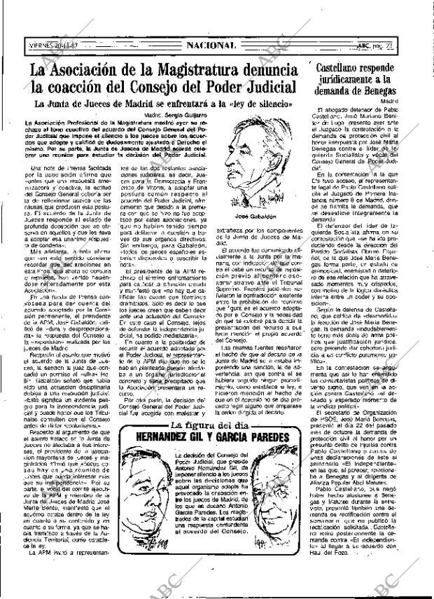 ABC MADRID 20-11-1987 página 23