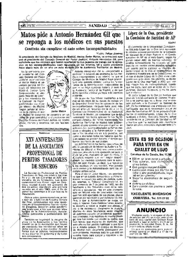ABC MADRID 20-11-1987 página 56