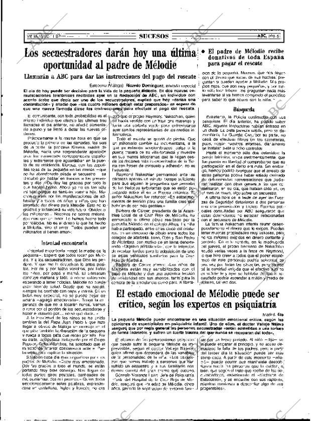 ABC MADRID 20-11-1987 página 61