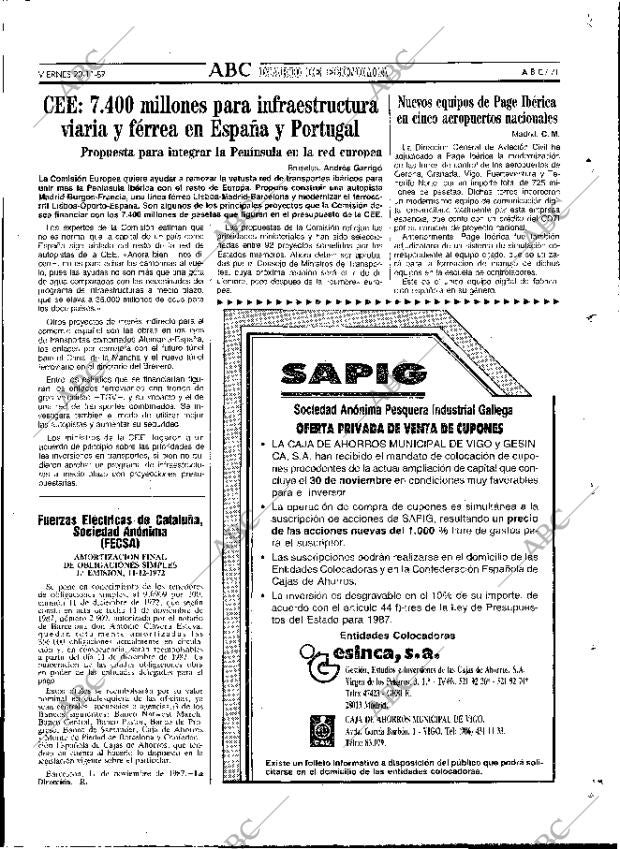 ABC MADRID 20-11-1987 página 71