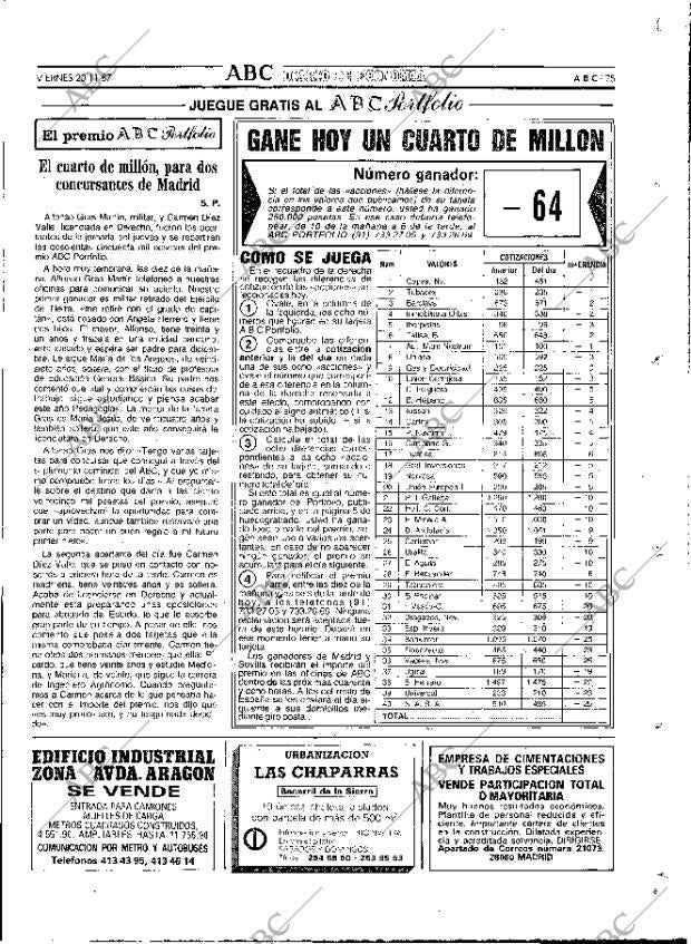 ABC MADRID 20-11-1987 página 75