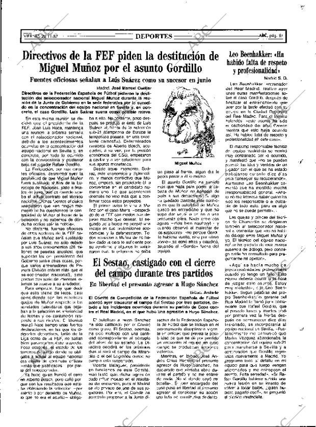 ABC MADRID 20-11-1987 página 81