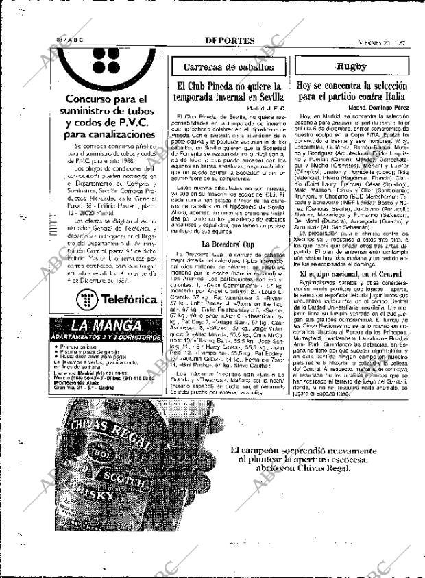 ABC MADRID 20-11-1987 página 84