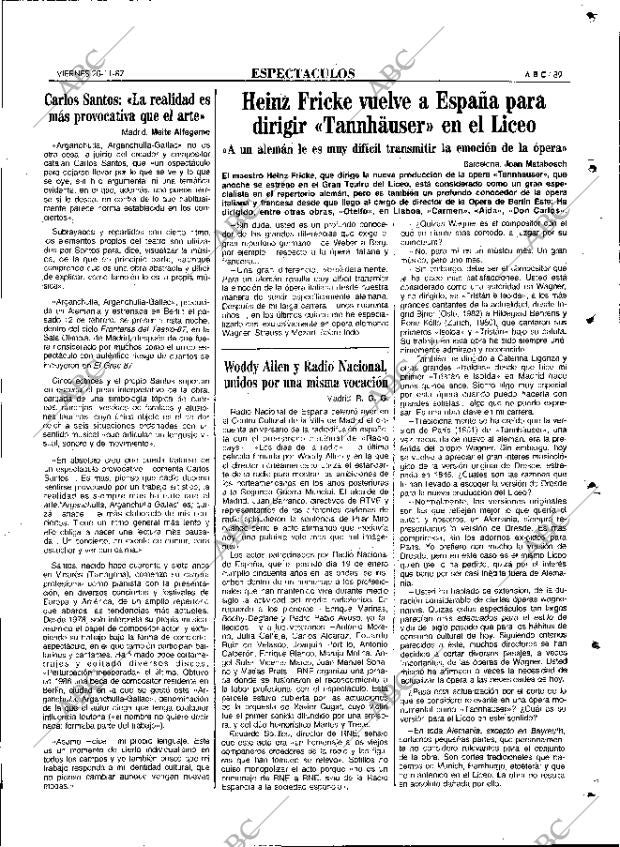 ABC MADRID 20-11-1987 página 89