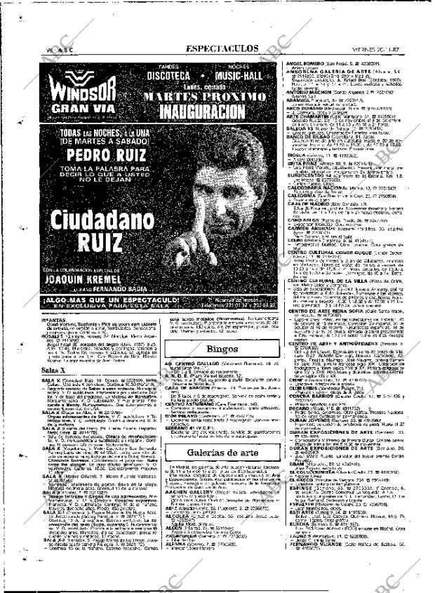 ABC MADRID 20-11-1987 página 98