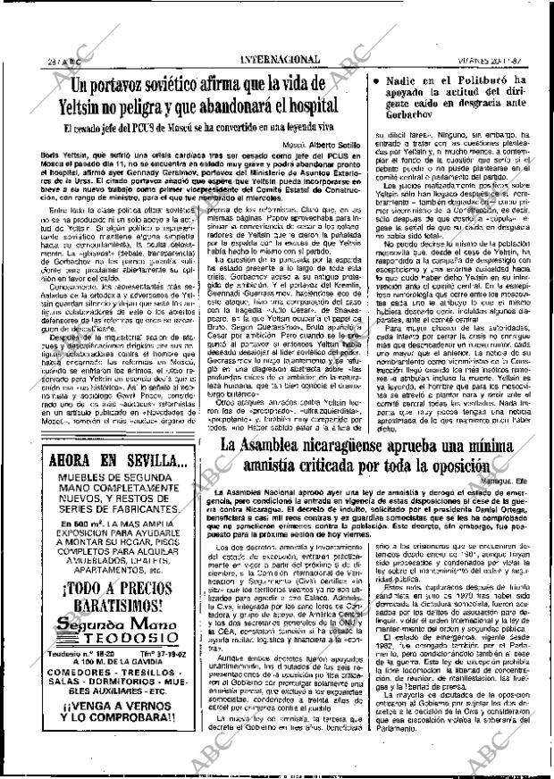 ABC SEVILLA 20-11-1987 página 28