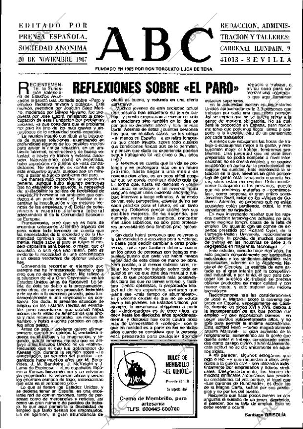ABC SEVILLA 20-11-1987 página 3