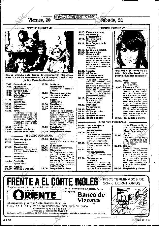 ABC SEVILLA 20-11-1987 página 94