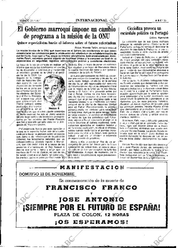 ABC MADRID 21-11-1987 página 35