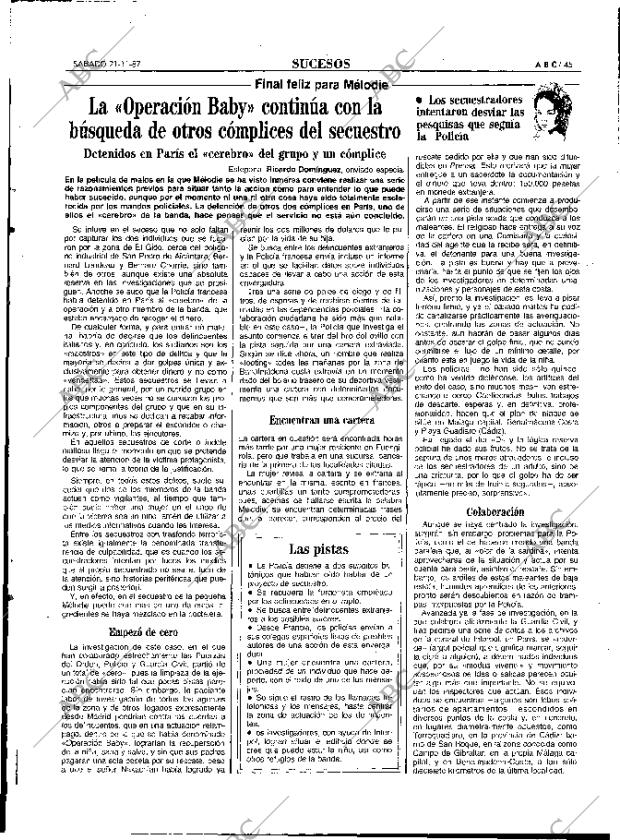 ABC MADRID 21-11-1987 página 45