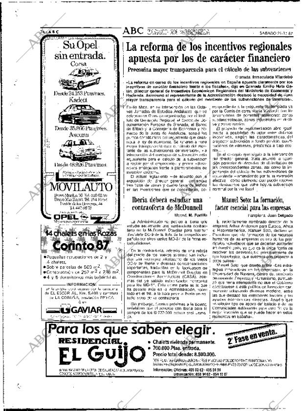 ABC MADRID 21-11-1987 página 74