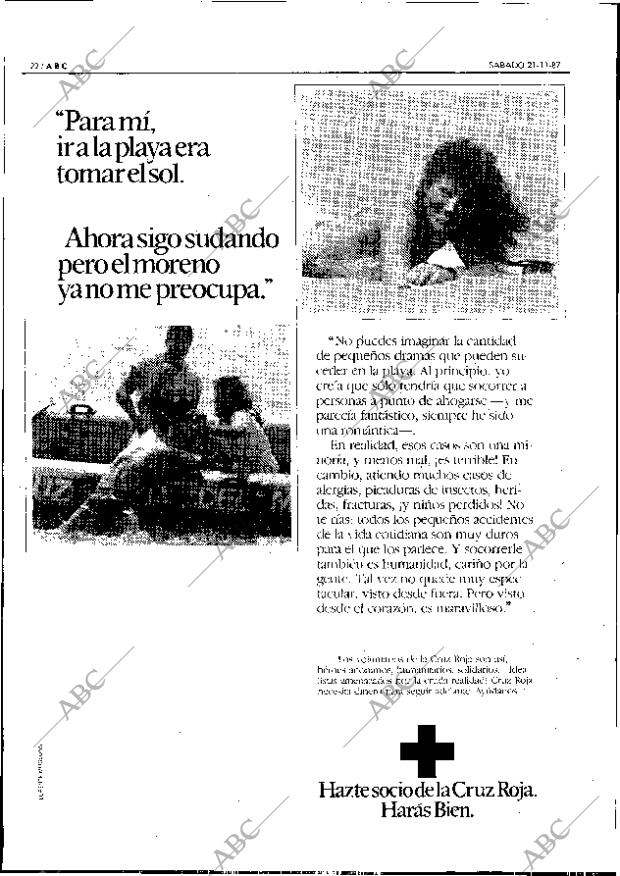 ABC SEVILLA 21-11-1987 página 22