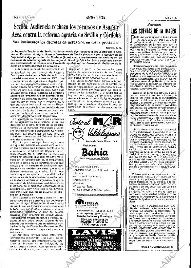 ABC SEVILLA 21-11-1987 página 31