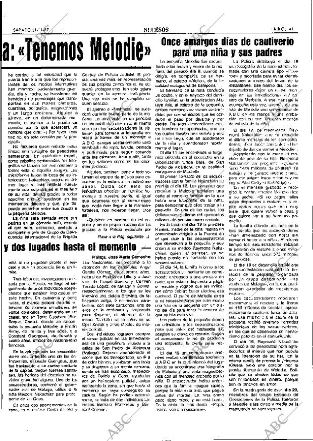 ABC SEVILLA 21-11-1987 página 41