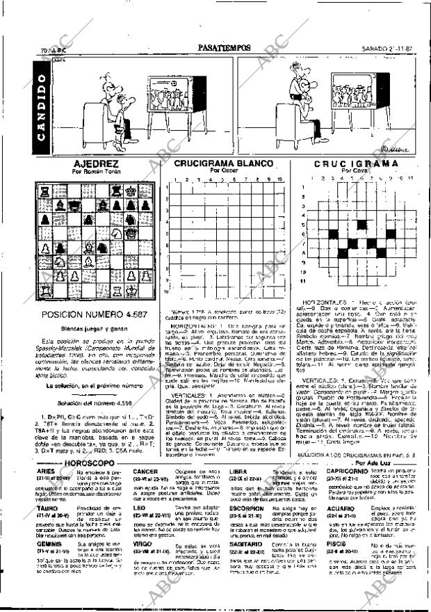 ABC SEVILLA 21-11-1987 página 70