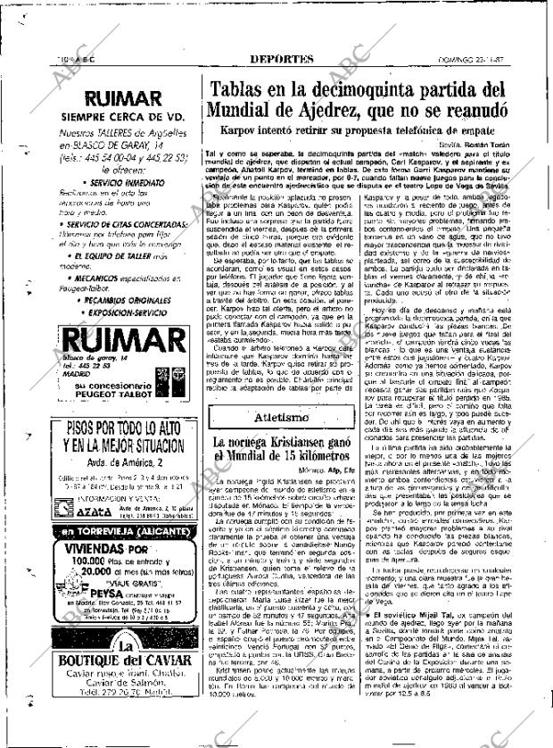 ABC MADRID 22-11-1987 página 110