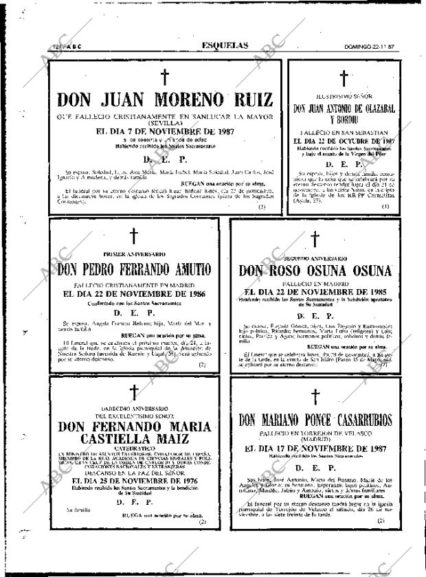 ABC MADRID 22-11-1987 página 124