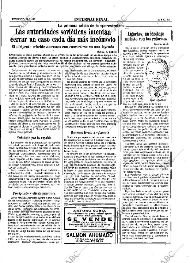 ABC MADRID 22-11-1987 página 55