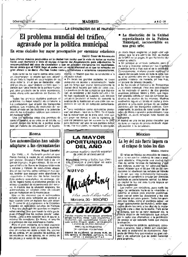 ABC MADRID 22-11-1987 página 59